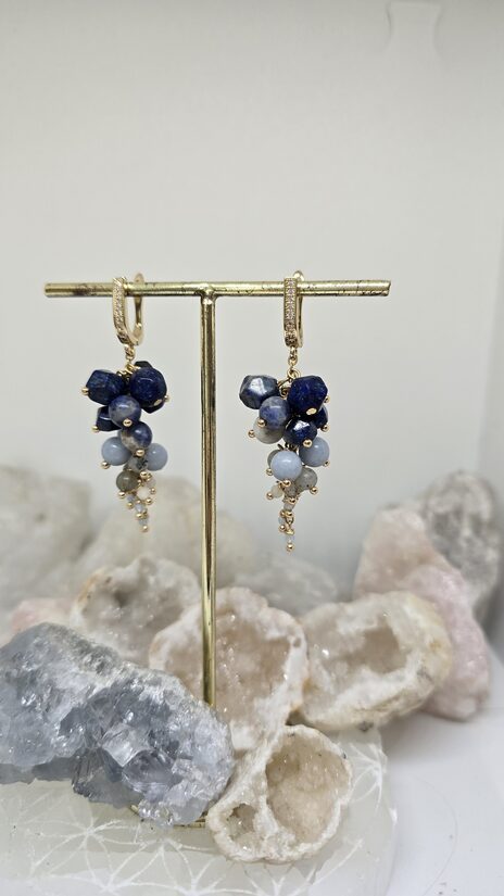 “Debesu spēks” – lazurīts, labradorīts, angelīts, sodalīts un akvamarīns